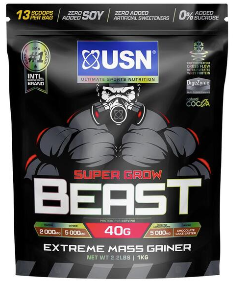 USN Super Grow Beast 1kg Chocolate
