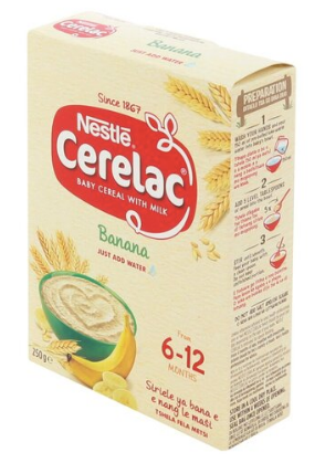 Nestle Cerelac Infant Cereal Banana 250g