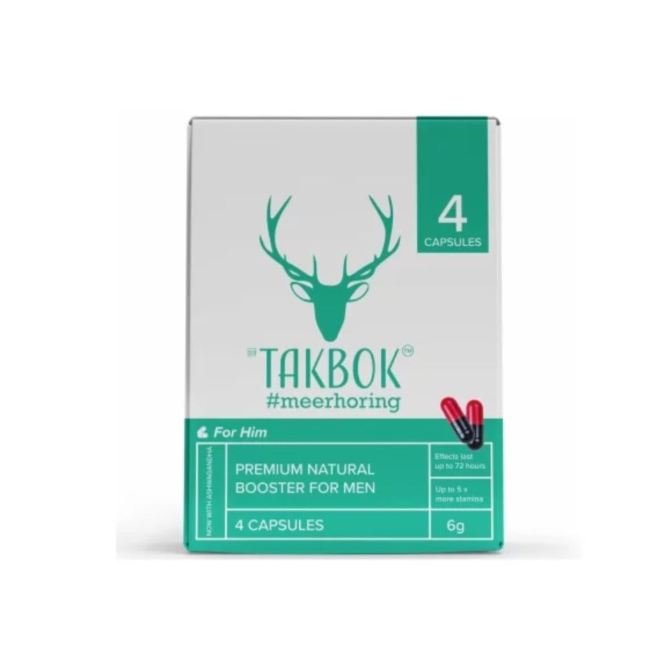 Takbok #Meerhoring 6g Capsules, (4's)