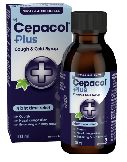 Cepacol Plus Cough & Cold Syrup 100ml