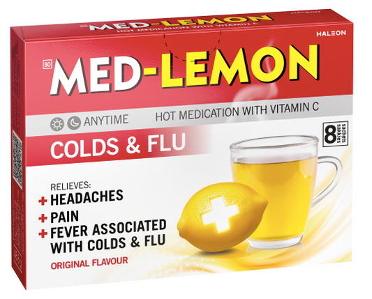 Med-Lemon Hot Medication Original 8 Sachets