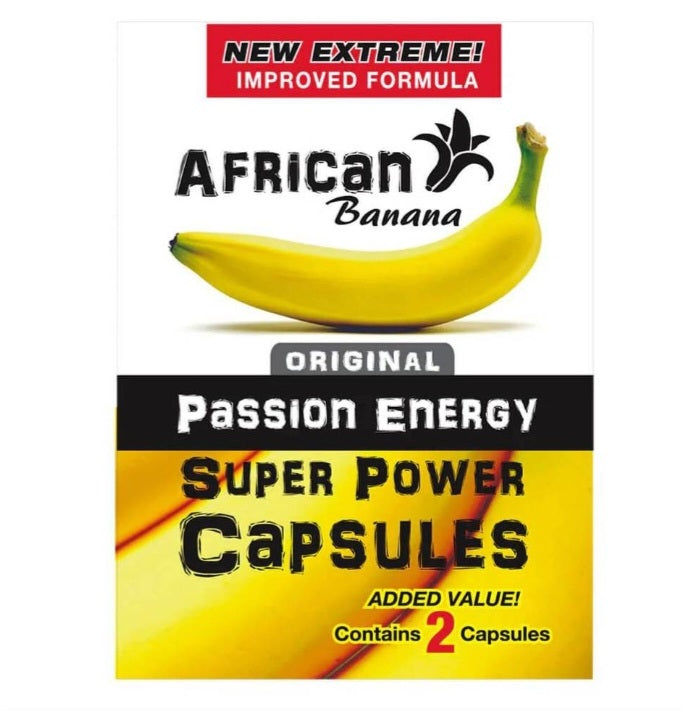 AFRICAN Banana Super Power Capsules 530mg (2’s)