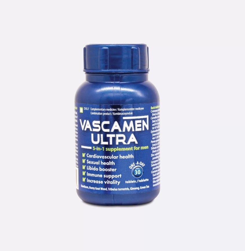 Vascamen Ultra 5-In-1 Supplement 30 Capsules
